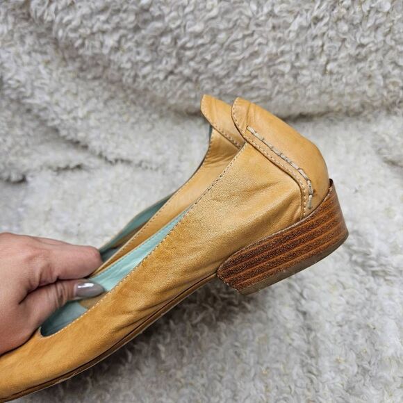 Everybody by BZ Moda Tan‎ Leather Low Block Heel sz 39 - Picture 5 of 7